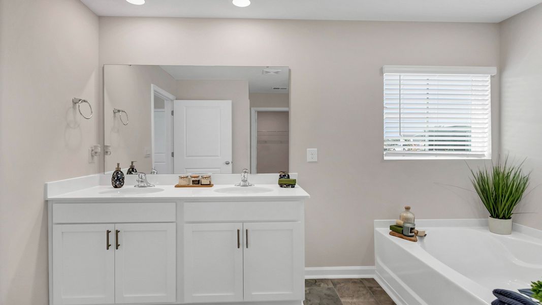 Furnished interior in a model home at Gates Village in Lugoff (Image 26).