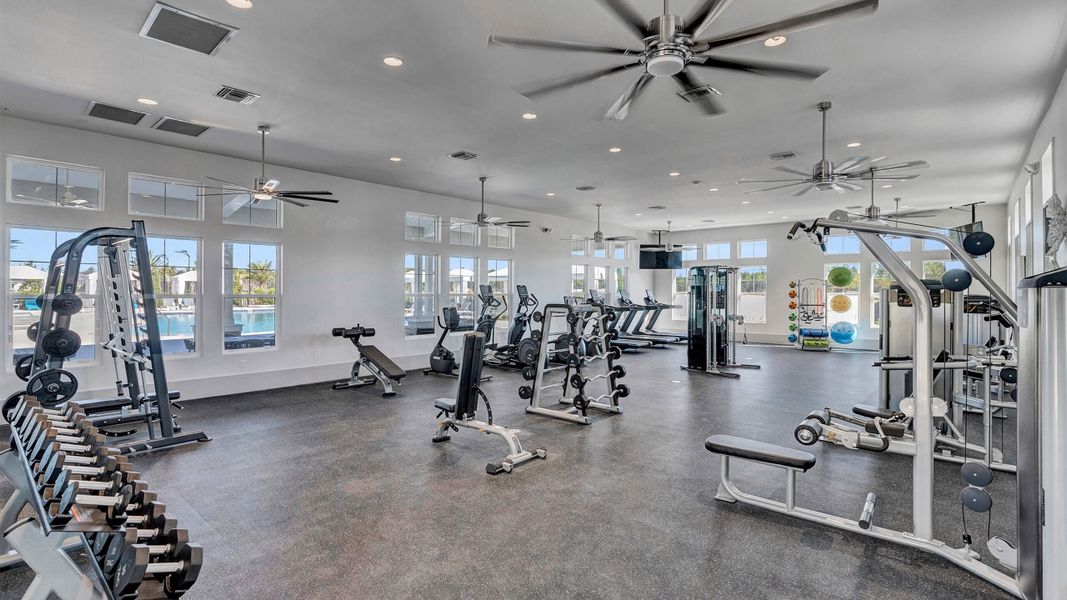 The Fitness Center at The Gathering Place.