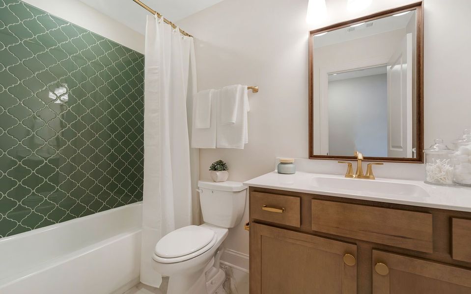 Furnished interior in a model home at Aden Woods in Fairview (Image 41). Furnished interior in a model home at Aden Woods in Fairview (Image 41).