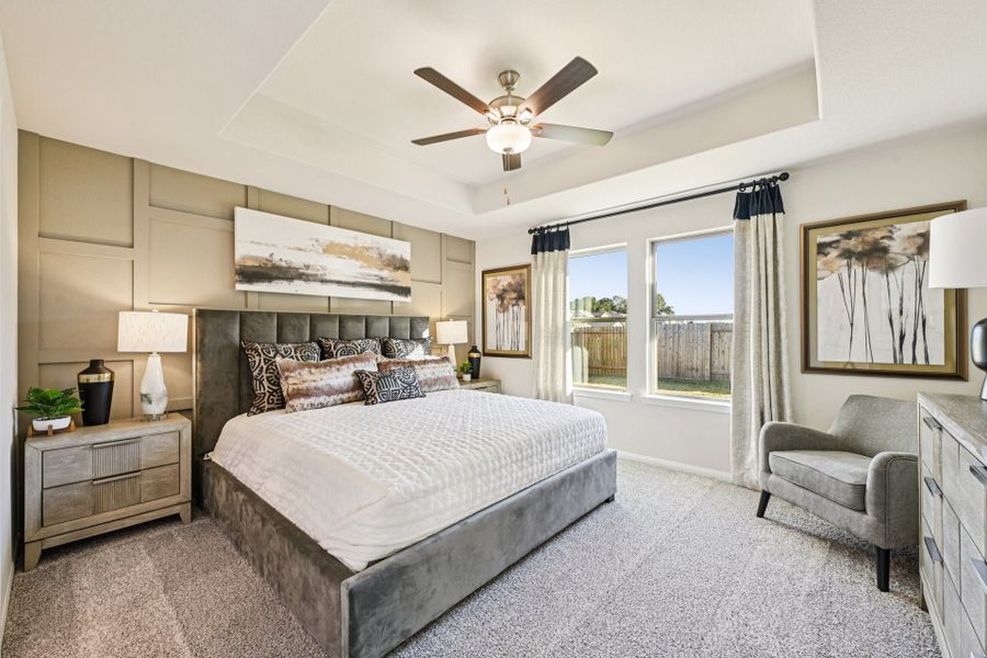 The Landing Model Home - Telluride - Primary Bedroom