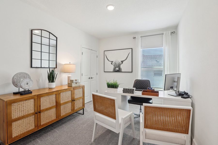 Furnished interior in a model home at Spring Hill in Spring Hill (Image 7).