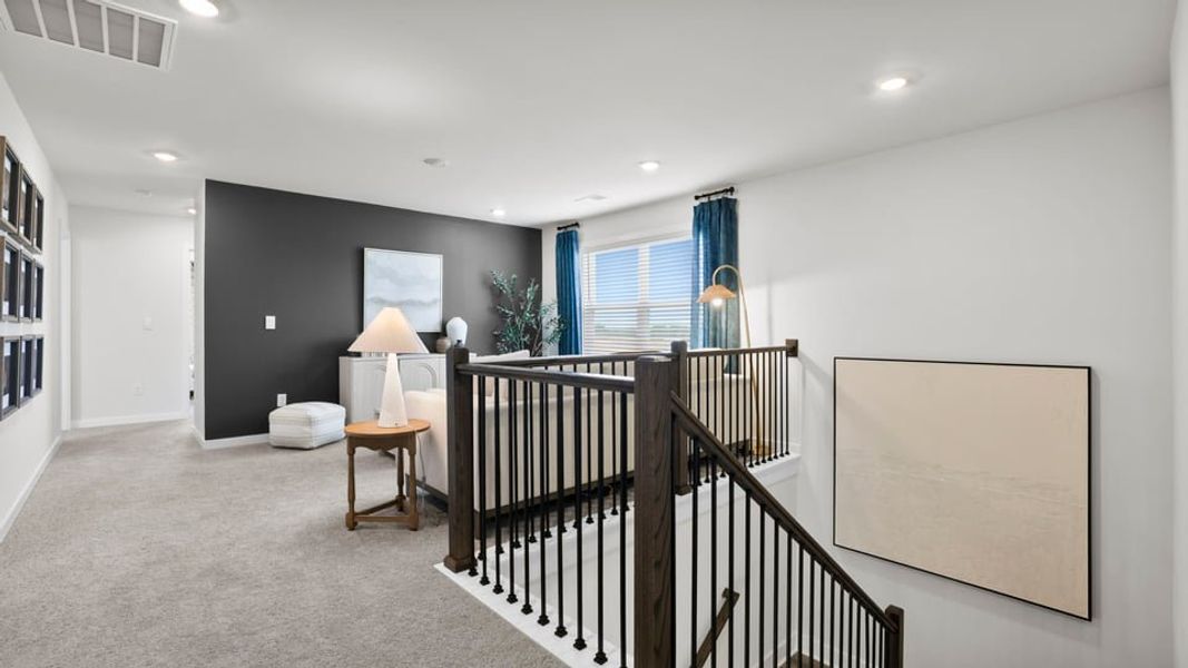 Furnished interior in a model home at Sycamore Cove in Woodruff (Image 61).