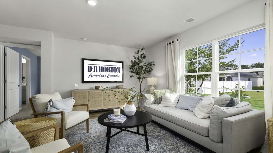 Furnished interior in a model home at Lacy Farm in Graham (Image 19). Furnished interior in a model home at Lacy Farm in Graham (Image 19).