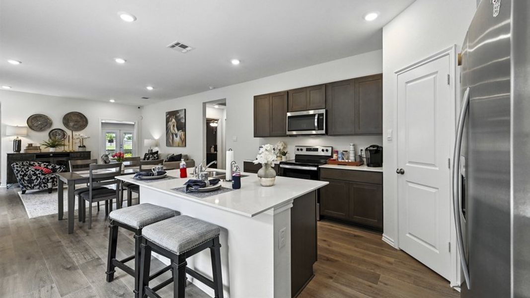 Furnished interior in a model home at Elevon in Lavon (Image 37). Furnished interior in a model home at Elevon in Lavon (Image 37).