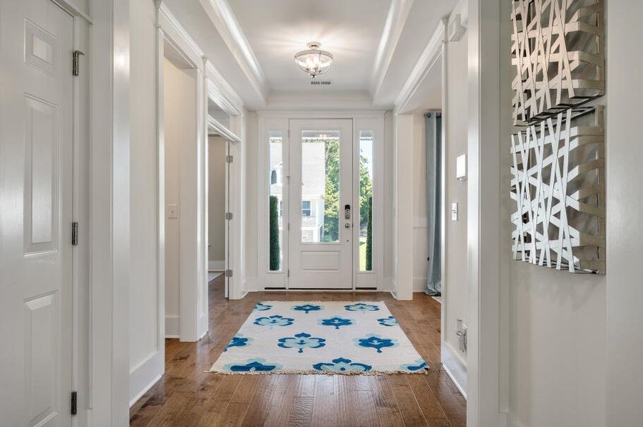 Furnished interior in a model home at Landings at Sweetwater in Charleston (Image 9). Furnished interior in a model home at Landings at Sweetwater in Charleston (Image 9).