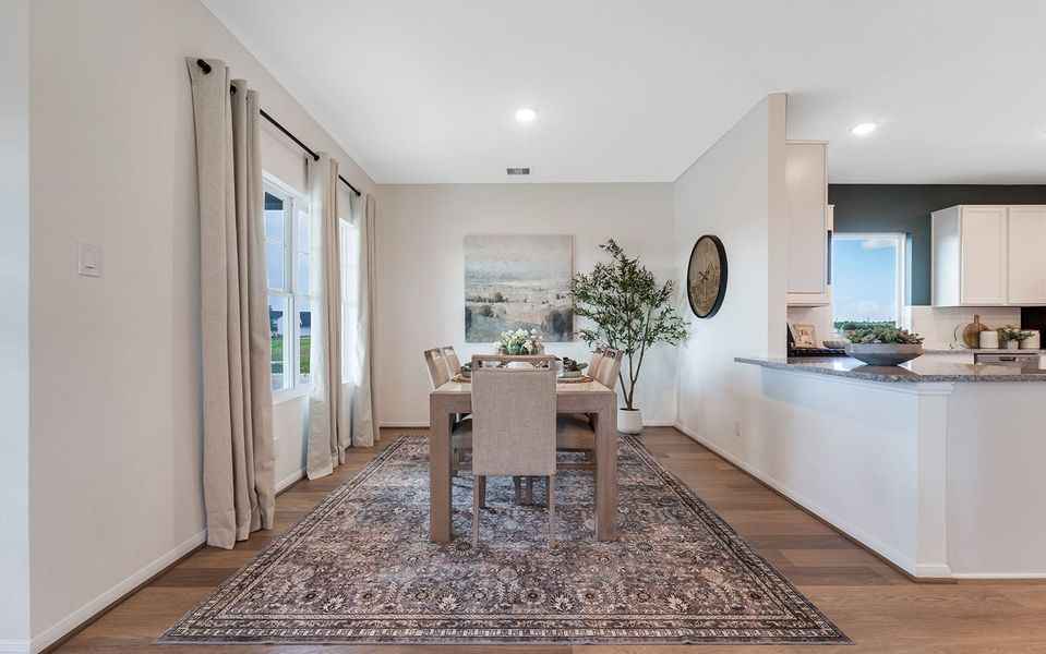 Furnished interior in a model home at Austin Point in Richmond (Image 5). Furnished interior in a model home at Austin Point in Richmond (Image 5).