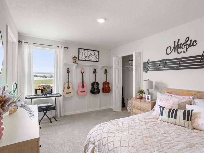 Secondary bedrooms provide space for everyone in your household - Isla townhome model in Winter Haven, FL Secondary bedrooms provide space for everyone in your household - Isla townhome model in Winter Haven, FL