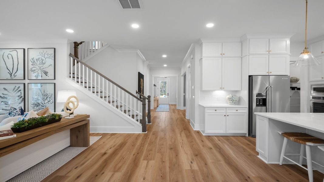 Furnished interior in a model home at Briley Pointe in Mount Pleasant (Image 2).