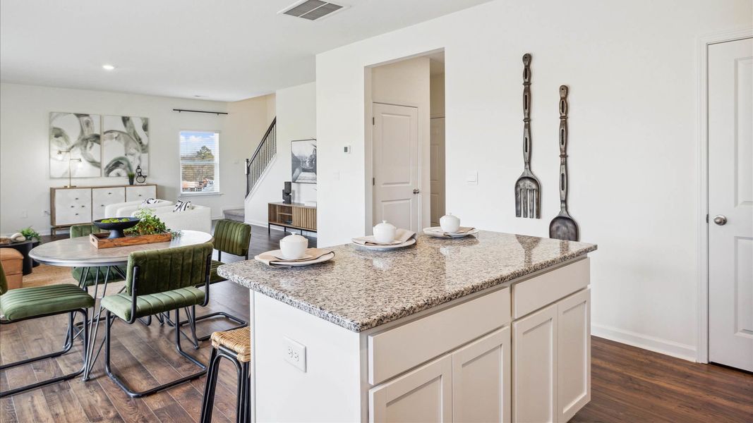 Furnished interior in a model home at Fieldcrest Acres in Blountville (Image 8).