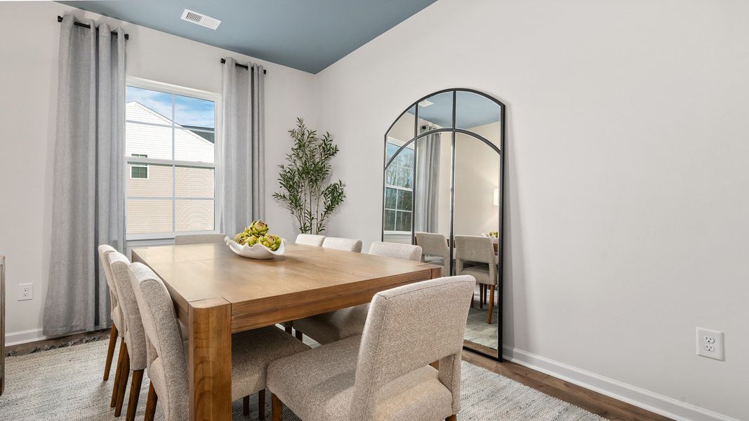 Furnished interior in a model home at The Reserve at Stoney Creek in Whitsett (Image 6).