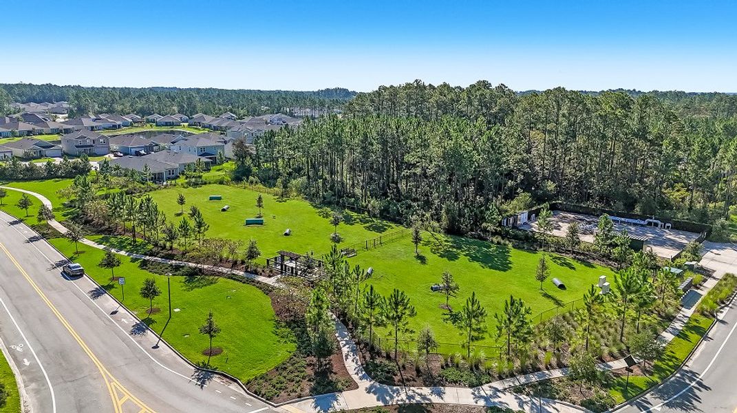 Lakeview Tributary Amenity Dog Park Aerial 1of2
