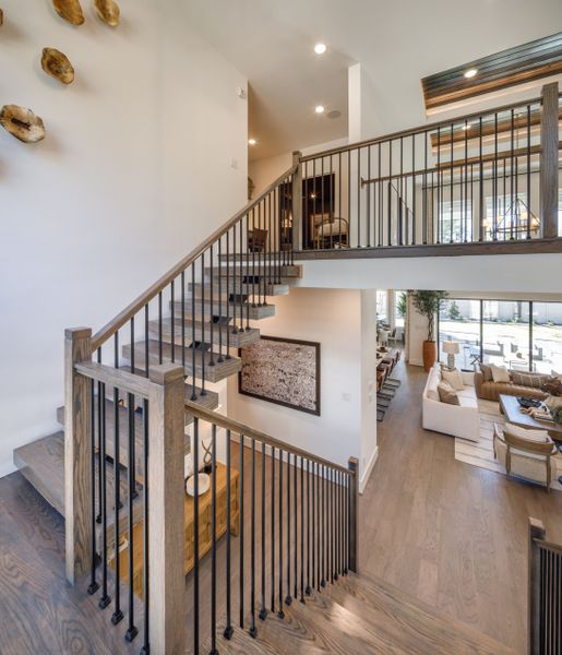 Furnished interior in a model home at Two Step Farm in Montgomery (Image 25).