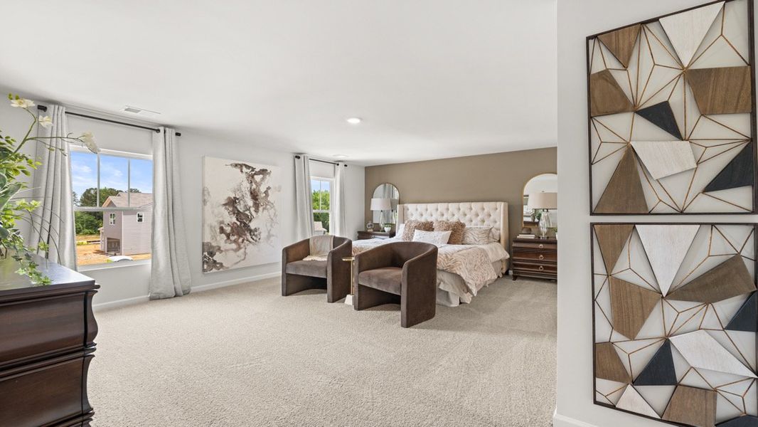 Furnished interior in a model home at Oakleigh Glen in Dallas (Image 14).