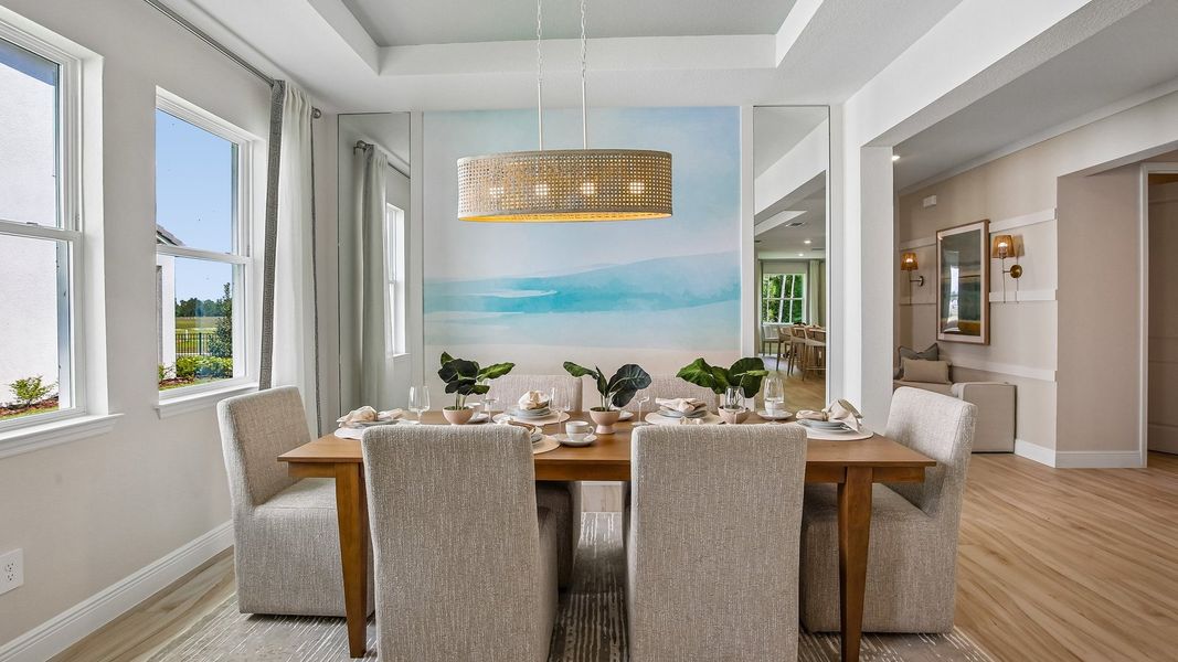 Furnished interior in a model home at Hammock at Two Rivers in Zephyrhills (Image 59).