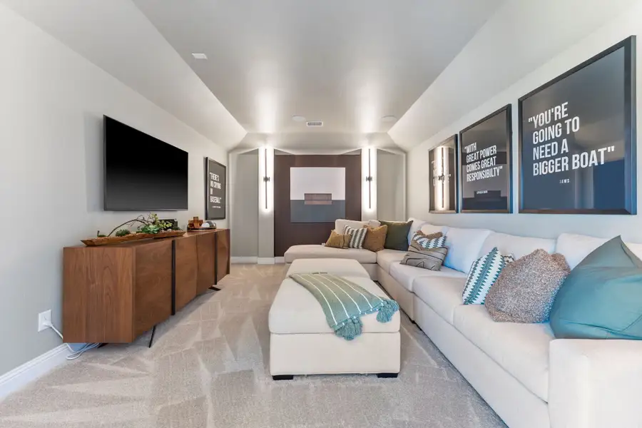 Furnished interior in a model home at Walton Ridge in Corinth (Image 5).