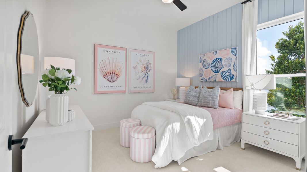 Furnished interior in a model home at Turnleaf 60' in Punta Gorda (Image 22).