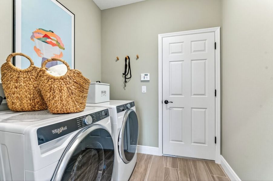Furnished interior in a model home at Huntington Park in Titusville (Image 33).