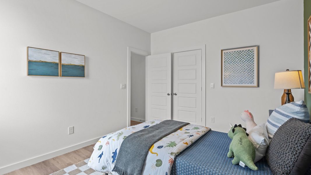 Furnished interior in a model home at Westmont in Lubbock (Image 10).