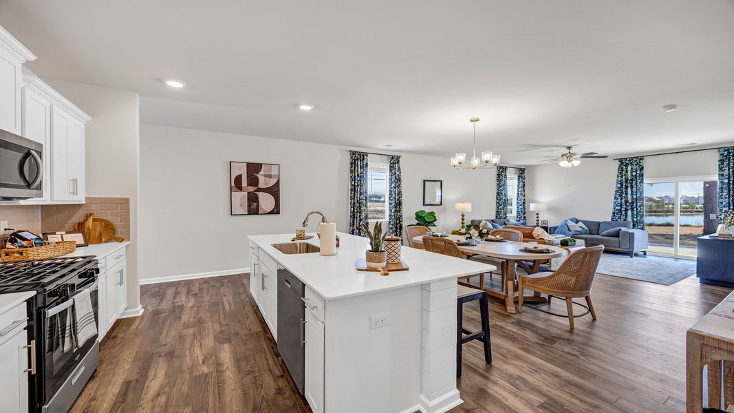 Furnished interior in a model home at Sease's Pond in Gilbert (Image 12).