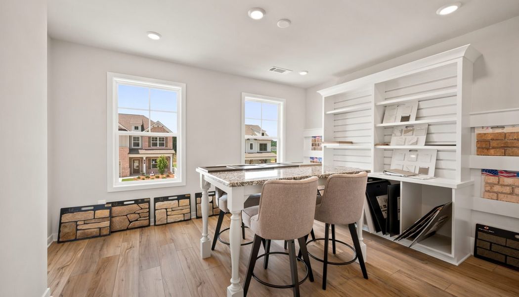 Furnished interior in a model home at Fowler Farms in Auburn (Image 53).