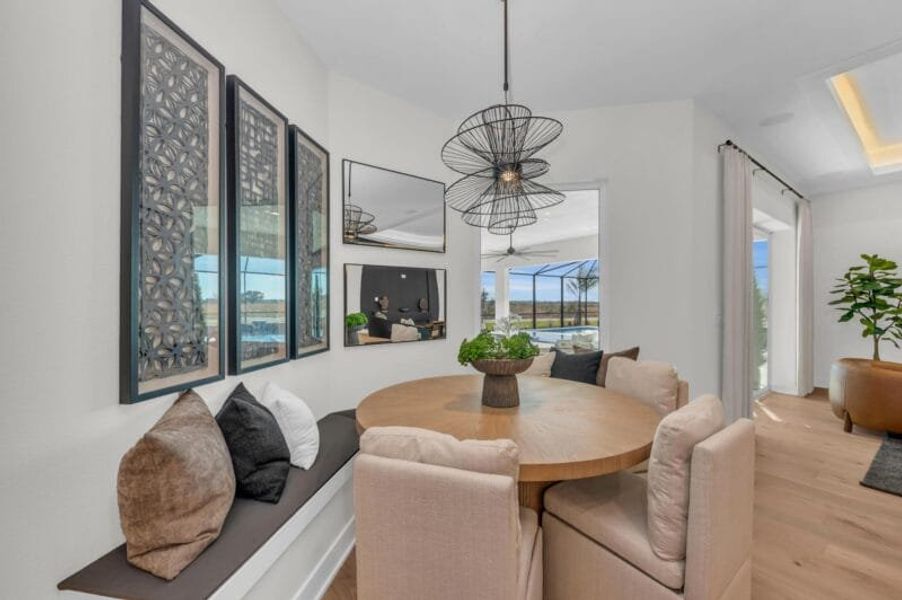 Furnished interior in a model home at Hampton Lakes in Sarasota (Image 67). Furnished interior in a model home at Hampton Lakes in Sarasota (Image 67).
