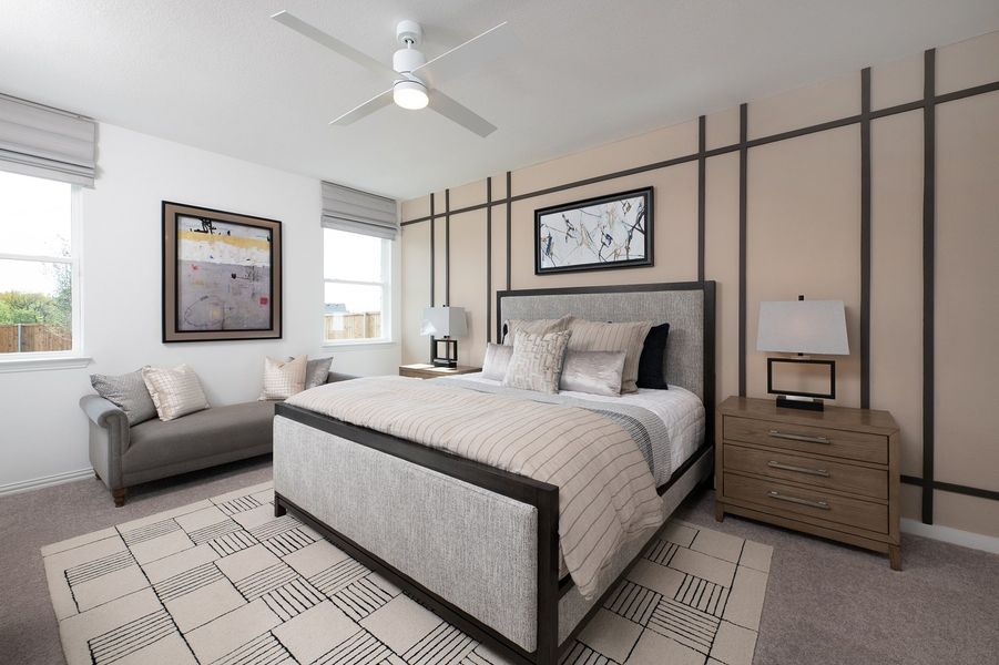 Furnished interior in a model home at Devonshire 50s in Forney (Image 6). Furnished interior in a model home at Devonshire 50s in Forney (Image 6).