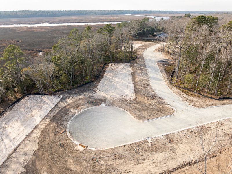 Site preparation and early development at Tributary III at the Park at River's Edge in North Charleston, SC (Image 8).