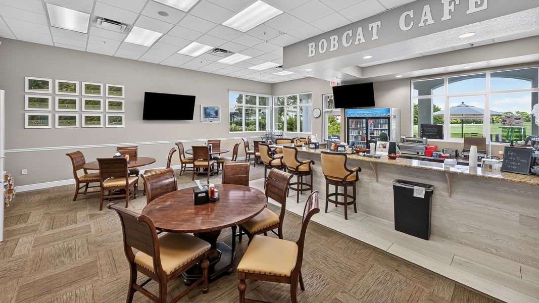 Side view of Bobcat Cafe