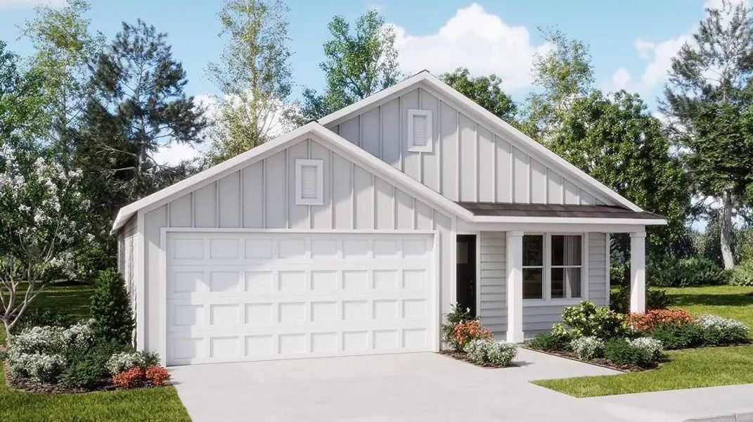 Front exterior of a home in the Brookshire community, located in Florence, SC (Image 10).