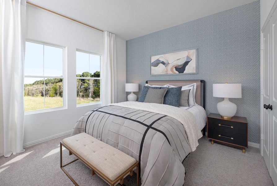 Furnished interior in a model home at Sereno Oaks at Buckner Terrace in Dallas (Image 11).