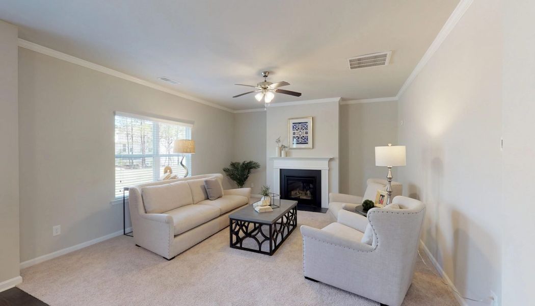 Furnished interior in a model home at Westbury in Griffin (Image 21).