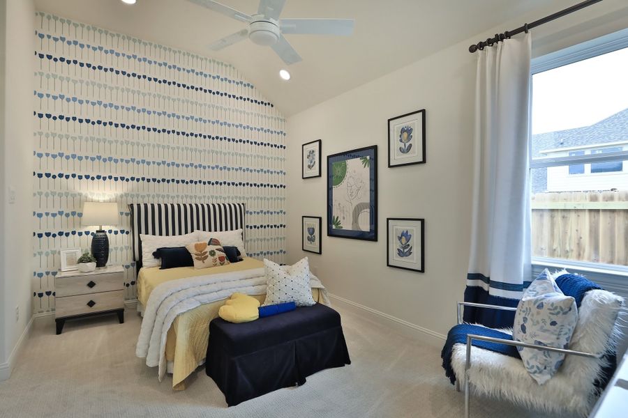 Furnished interior in a model home at Brewster Pointe in College Station (Image 13). Furnished interior in a model home at Brewster Pointe in College Station (Image 13).