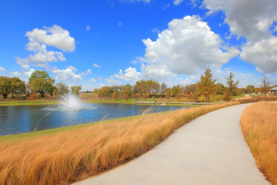 Lilyana Pond with Fountain