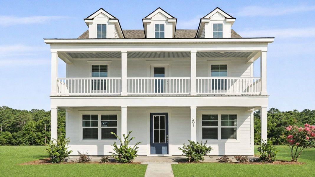 Front exterior of a home in the Sheep Island community, located in Summerville, SC (Image 4).