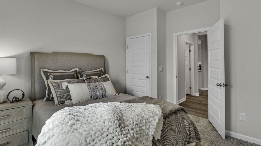 Furnished interior in a model home at Bailey Park in Fayetteville (Image 18).