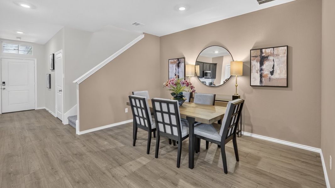 Furnished interior in a model home at Whitewing Trails in Princeton (Image 48). Furnished interior in a model home at Whitewing Trails in Princeton (Image 48).