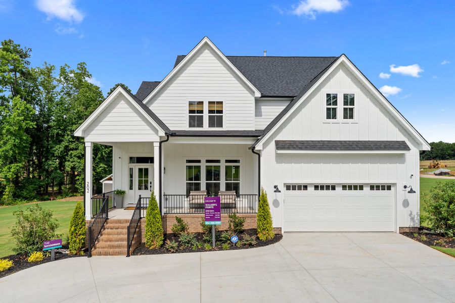 Front exterior of a home in the Walker's Pointe community, located in Anderson, SC (Image 2). Front exterior of a home in the Walker's Pointe community, located in Anderson, SC (Image 2).