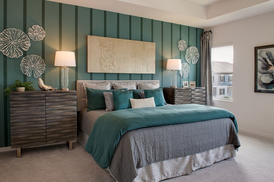 Furnished interior in a model home at Townwalk at Babcock Ranch in Punta Gorda (Image 24).