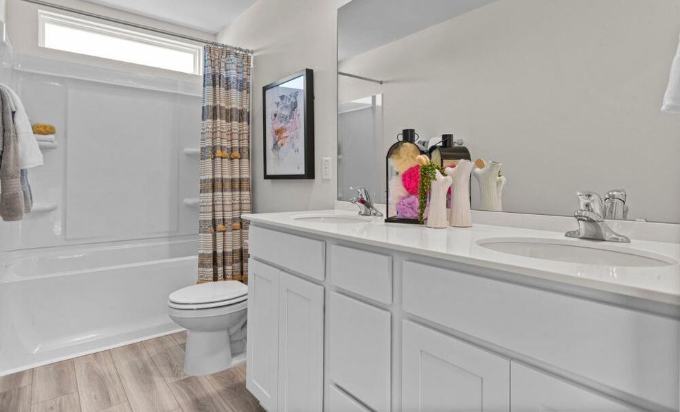 Furnished interior in a model home at Chandler Ridge in McLeansville (Image 15).