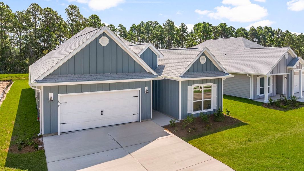 Front exterior of a home in the Buffer Farms community, located in Port Saint Joe, FL (Image 3).