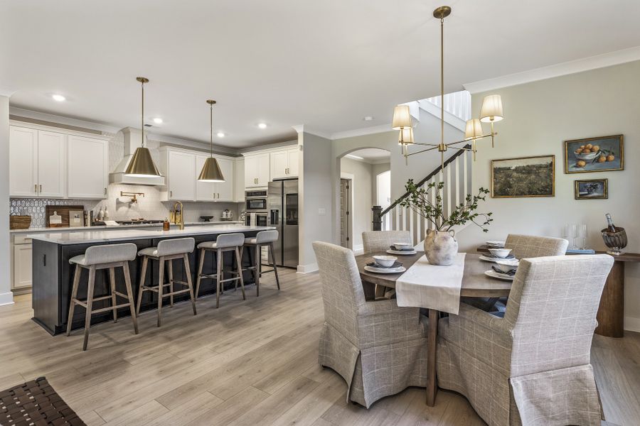 Furnished interior in a model home at South Park in Piedmont (Image 18).