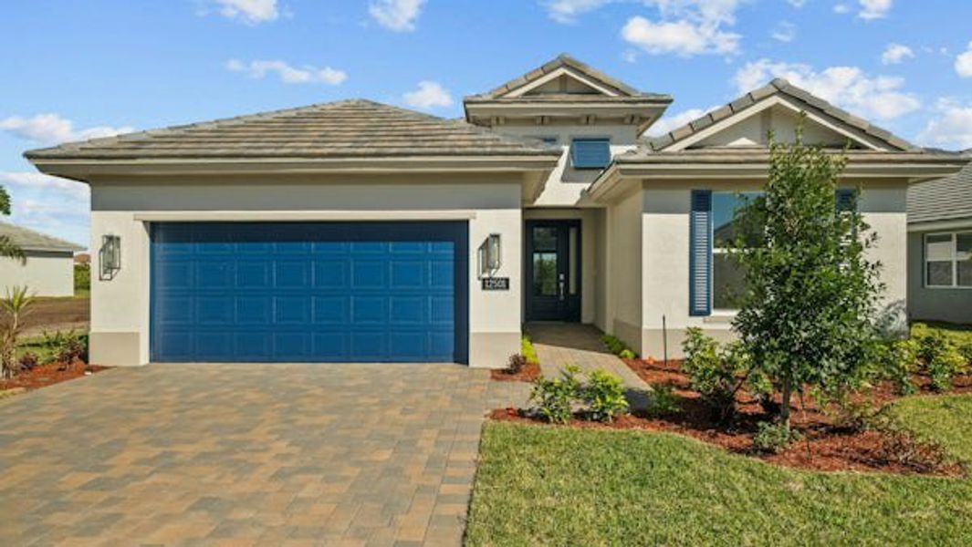 Front exterior of a home in the Lake Park at Tradition community, located in Port St. Lucie, FL (Image 45).