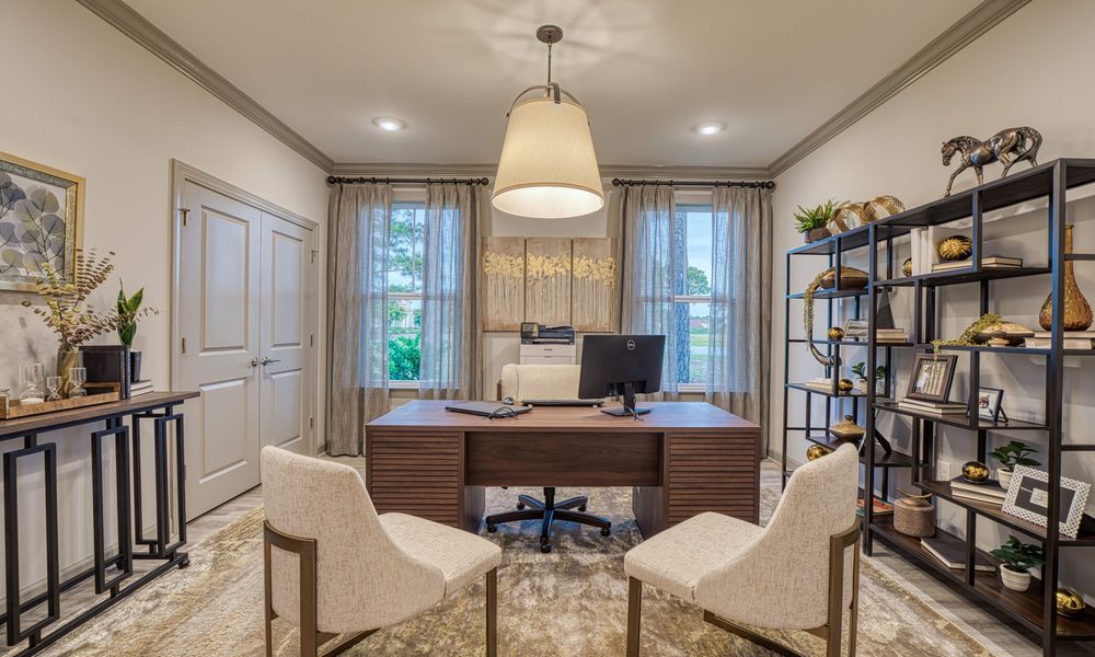 Furnished interior in a model home at Bridgewater - Waterside Village in Little River (Image 34).
