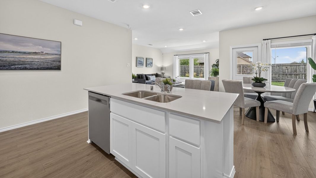 Furnished interior in a model home at Whitewing Trails in Princeton (Image 11). Furnished interior in a model home at Whitewing Trails in Princeton (Image 11).