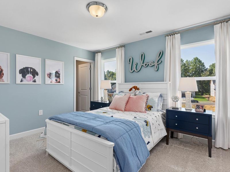 Furnished interior in a model home at Woodland Crossing in Zebulon (Image 12). Furnished interior in a model home at Woodland Crossing in Zebulon (Image 12).