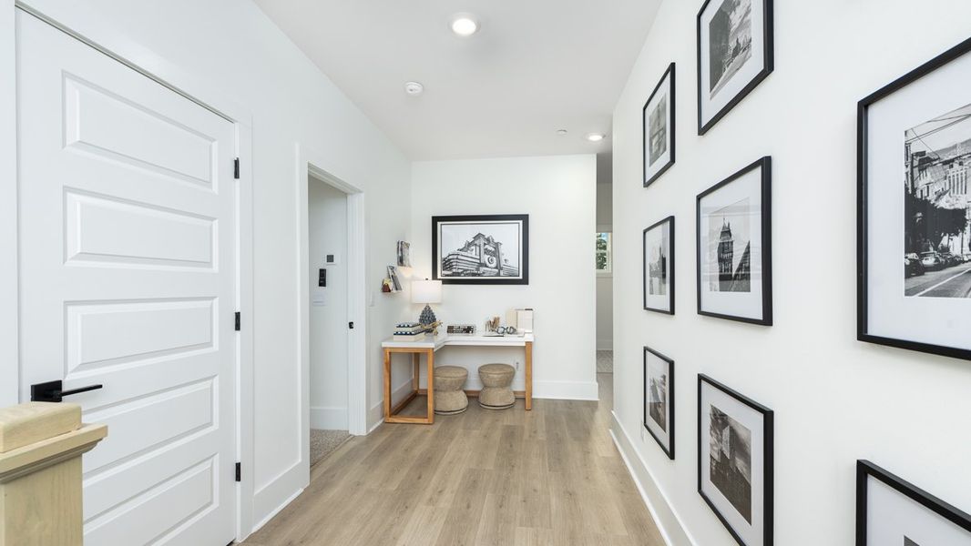 Furnished interior in a model home at The Village at Sandy Plains in Marietta (Image 17).