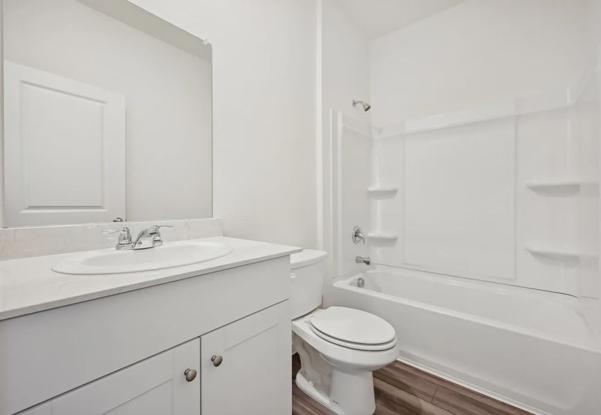 Furnished interior in a model home at Ranch at Duck Creek in Fort Worth (Image 16).