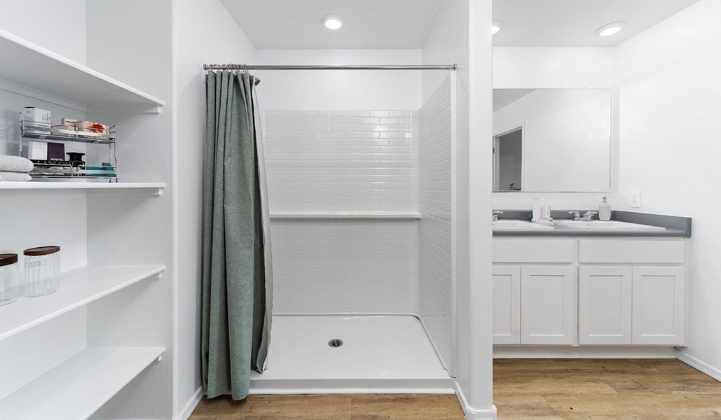 Furnished interior in a model home at Solterra in Green Valley (Image 18).