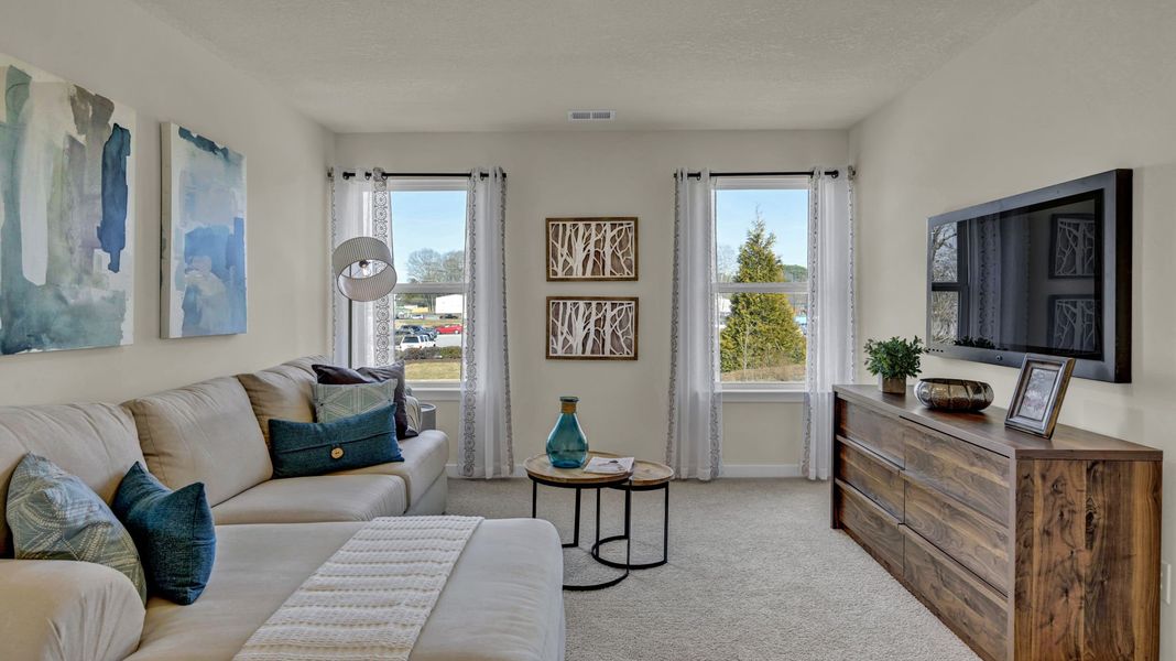 Furnished interior in a model home at Abington Farms in Hixson (Image 14).