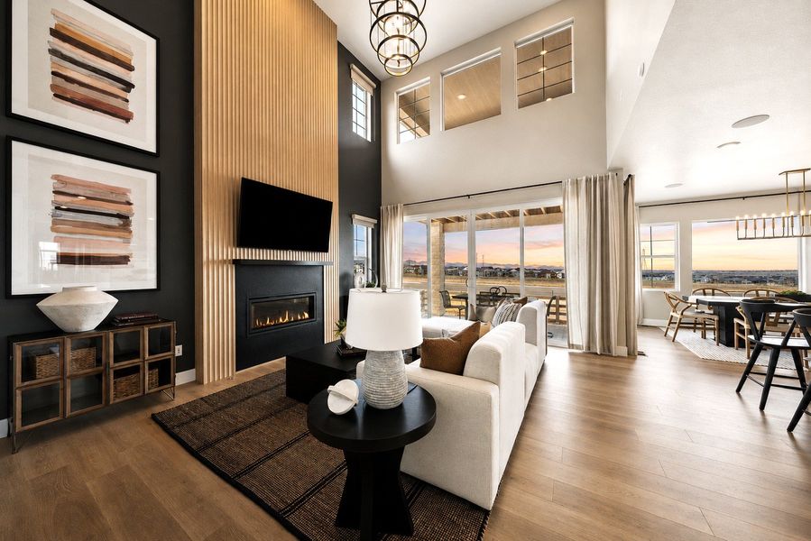 Furnished interior in a model home at Sterling Ranch Ascent Village in Littleton (Image 6). Furnished interior in a model home at Sterling Ranch Ascent Village in Littleton (Image 6).